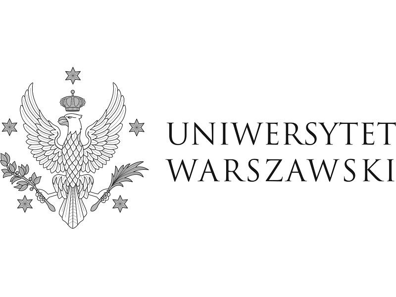 Logo UW wraz z napisem Uniwerystet Warszawski